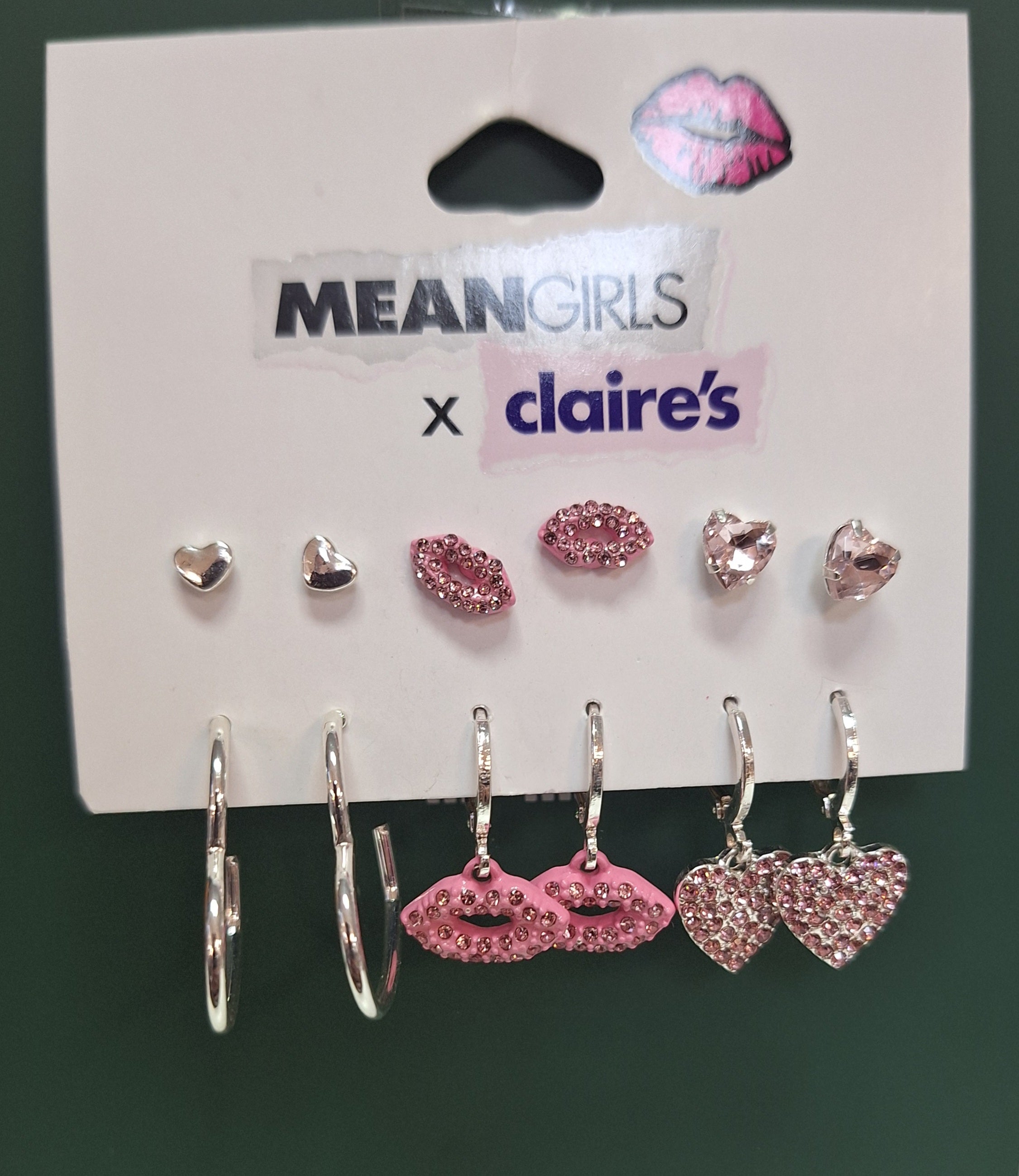 CLAIRE'S X MEANGIRLS 6PC EARING SET