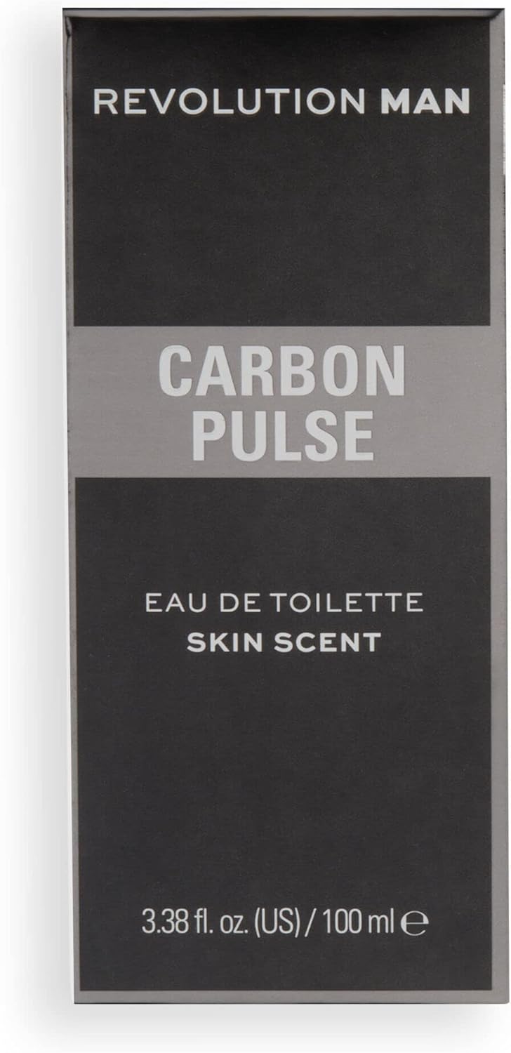 Revolution Man Eau De Toilette, Fragrance for Men, All-Day Scent (Carbon Pulse)
