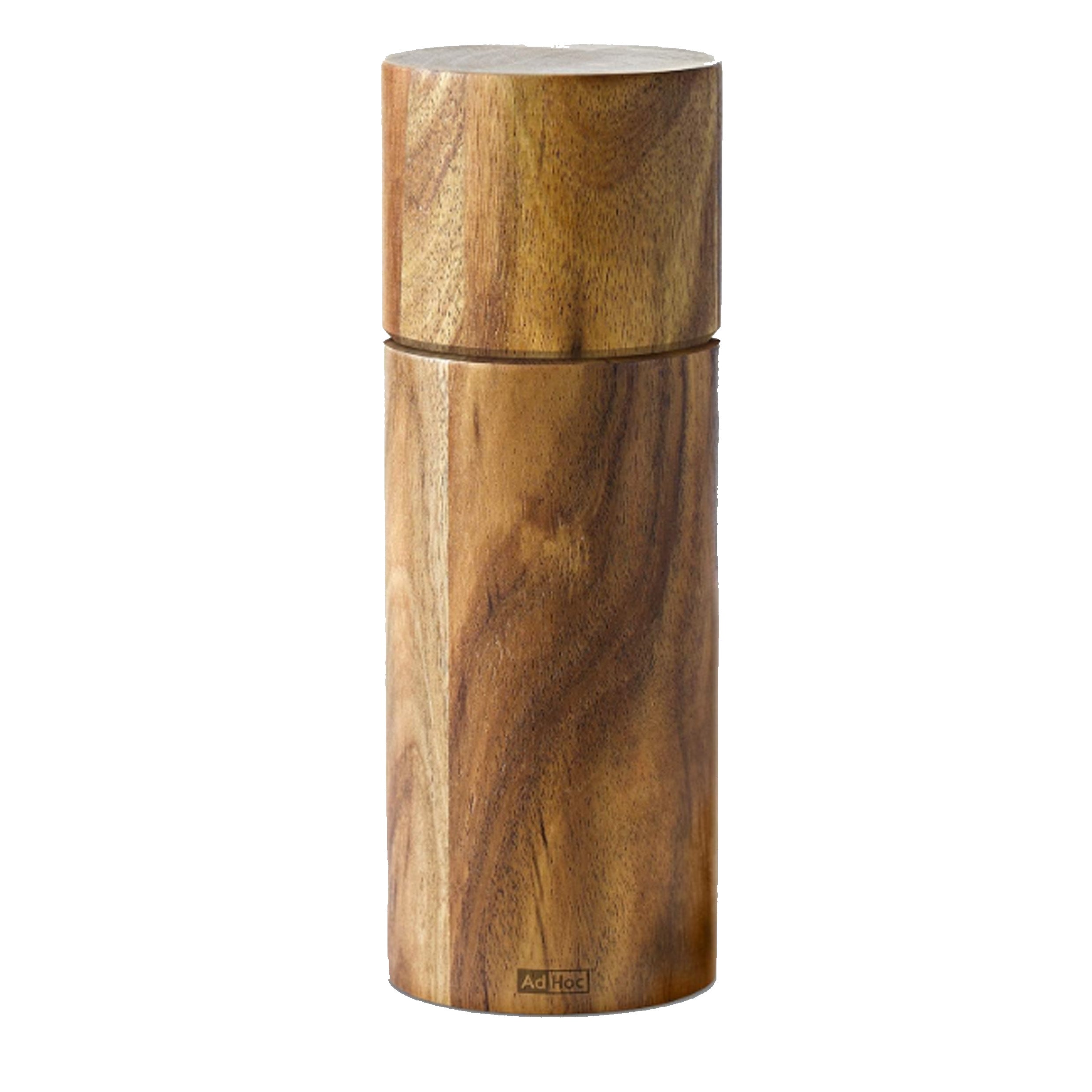 AdHoc - Acacia Dark Wood Salt/Pepper Mill 17cm RRP £20 Our Price £9.95