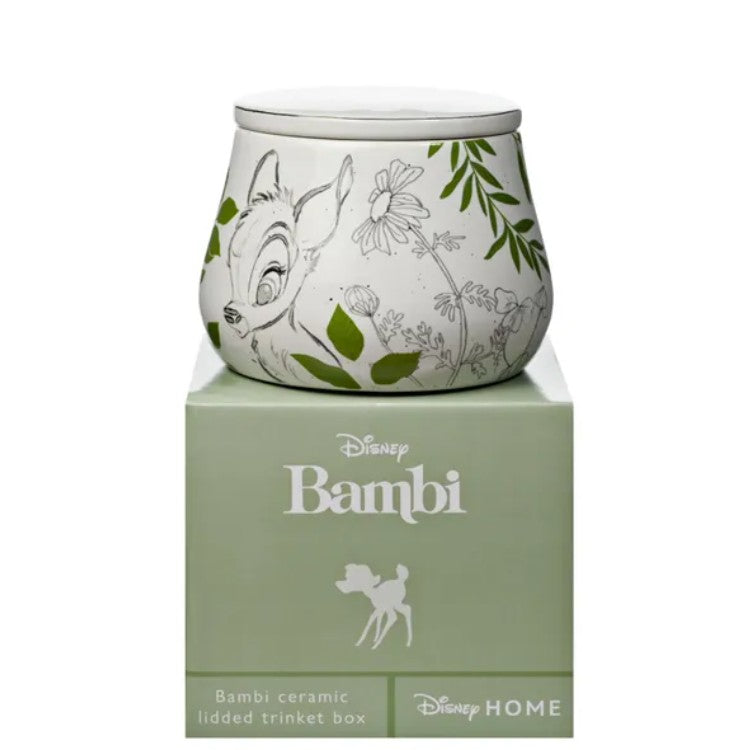 Disney - Bambi Ceramic Lidded Trinket Box RRP £19 Our Price £4