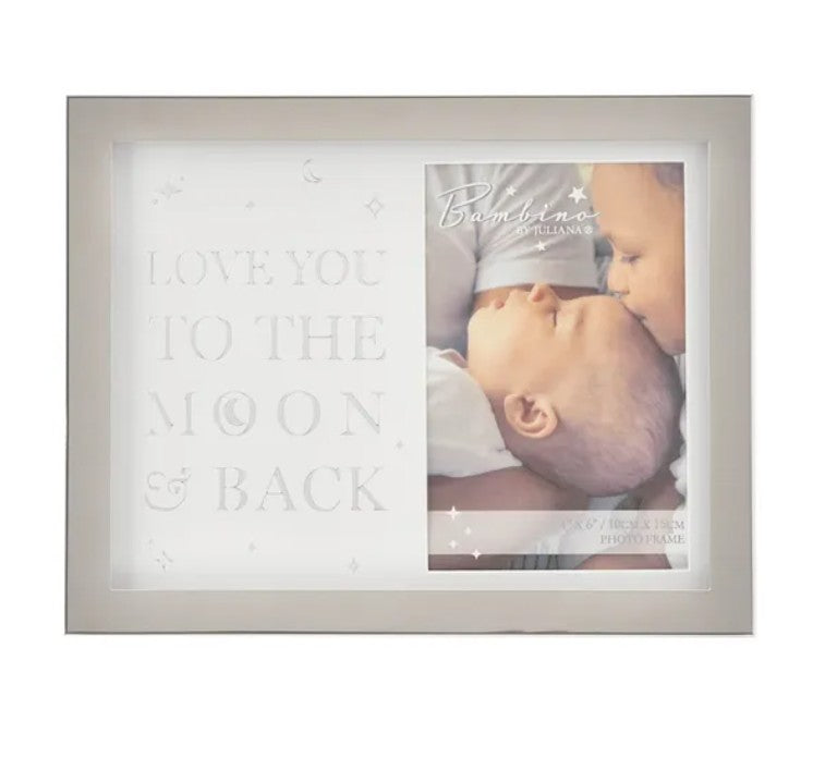 Bambino Photo Frame Love You To The Moon & Back 4"x 6" RRP 15 Our Price £4