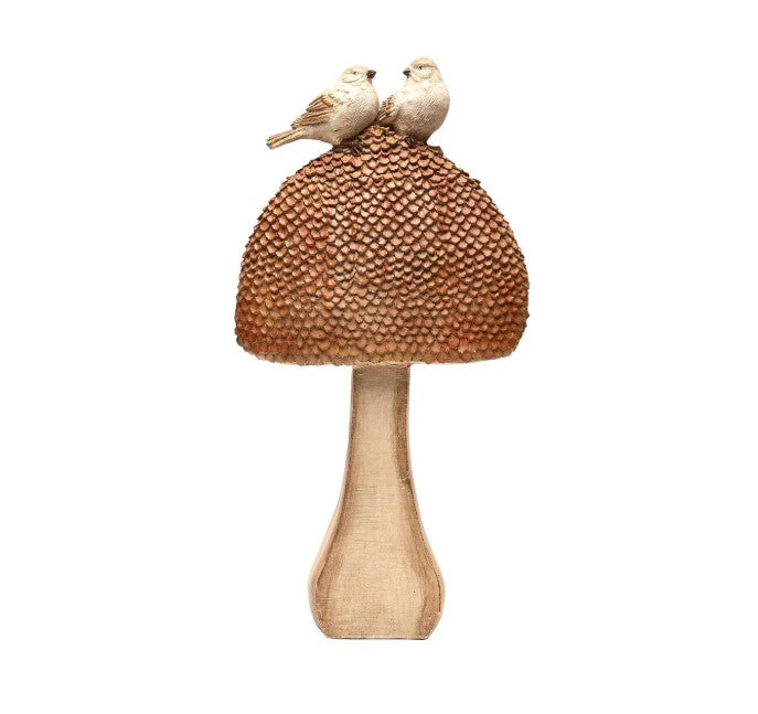 Country Living 2 Birds On A Mushroom Ornament RRP £30 Our Price £10