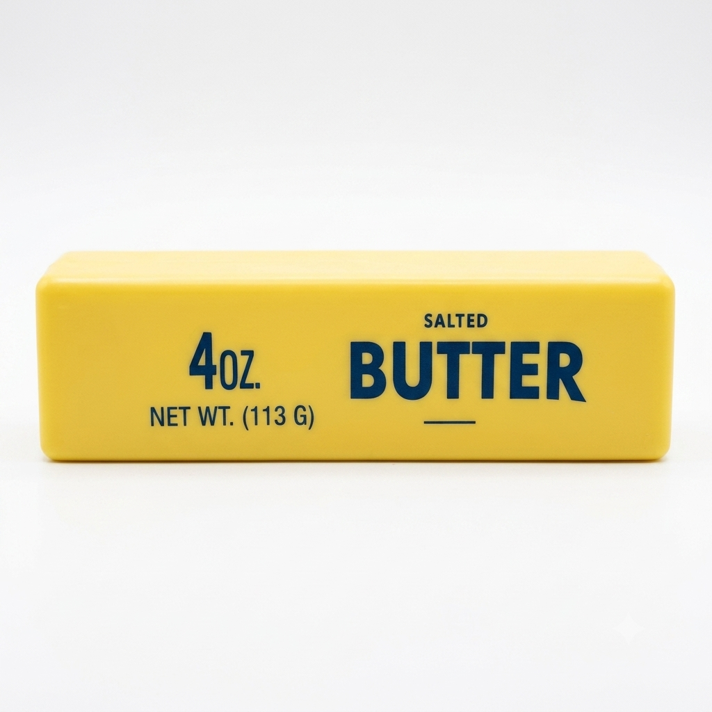 Salted Butter Extra Large Slow Rising Squeezy Squishy 23cm