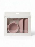 Bambino Silicone Bib, Bowl Spoon Set