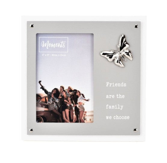 Moments 6x4 Metallic Butterfly 'Friends' Photoframe RRP £12 Our Price £3