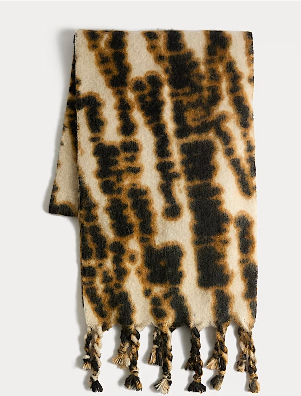 PRINTED BRUSHED SCARF BY M&S