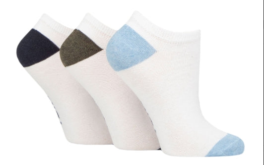 Women's toe and heel sockshop tore trainer socks 3 pairs