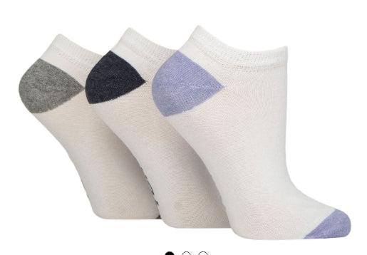 Women's toe and heel sockshop tore trainer socks 3 pairs
