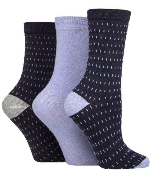 SOCKSHOP TORE 3 PAIRS  WOMENS CREW CUT SOCKS