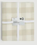 M&S NATURAL COTTON TABLE CLOTH FOR 6 SEATER TABLE