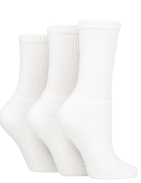 SOCKSHOP TORE 3 PAIR WOMENS SPORTS CREW SOCKS