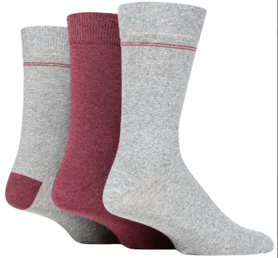 SOCKSHOP TORE MENS PLAIN CREW SOCKS 3 Pairs