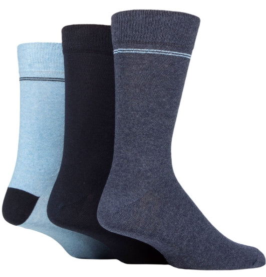 SOCKSHOP TORE MENS PLAIN CREW SOCKS 3 Pairs