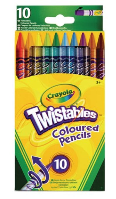 CRAYOLA TWISTABLES COLOURED PENCILS