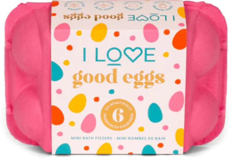 I Love Good Eggs Mini Bath Fizzers