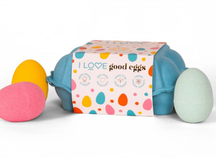 I Love Good Eggs Mini Bath Fizzers