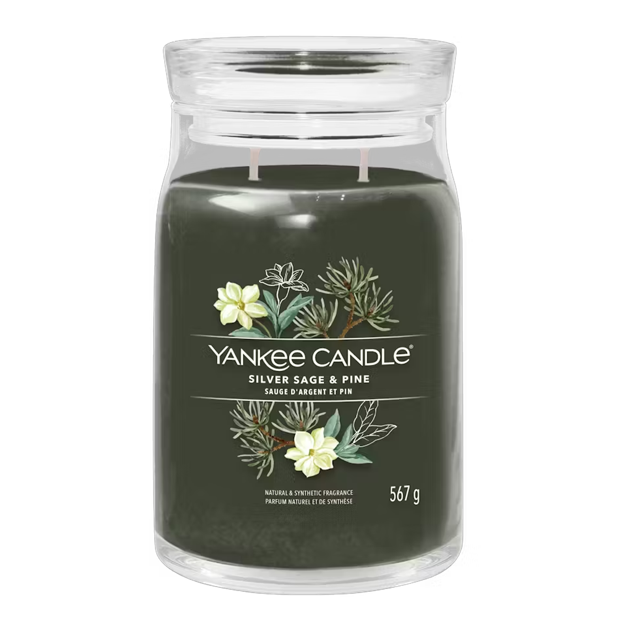 Signature Yankee Candle – Silver Sage & Pine Large Jar, 567g RRP £29.99 our price £15