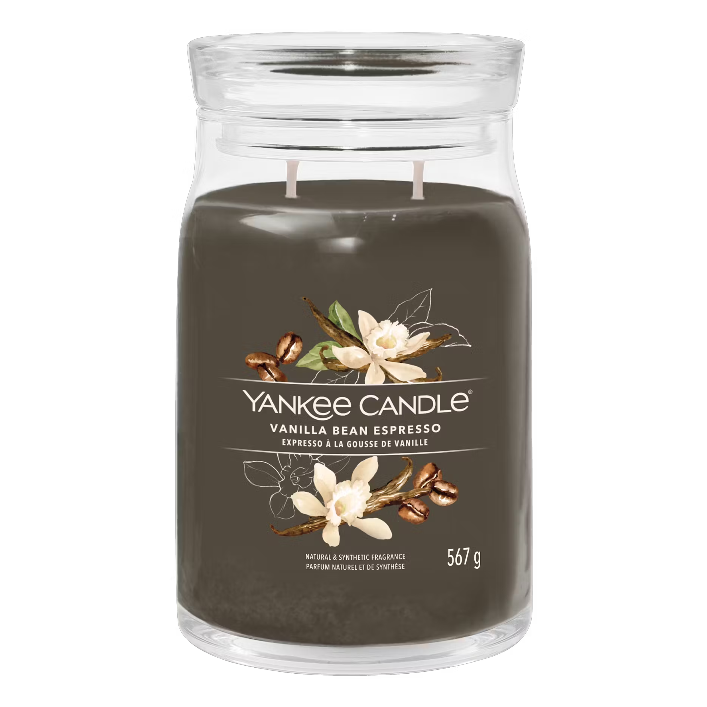 Signature Yankee Candle – Vanilla Bean Espresso Large Jar, 567g RRP £29.99 our price £15