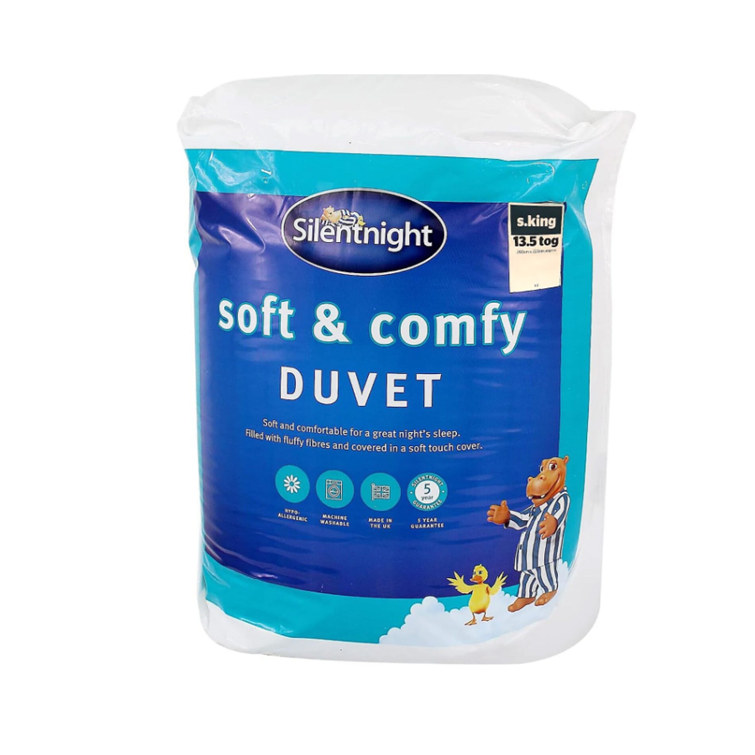 Silentnight Soft & Comfy 13.5 Tog Super King Duvet RRP£59 Our Price £18