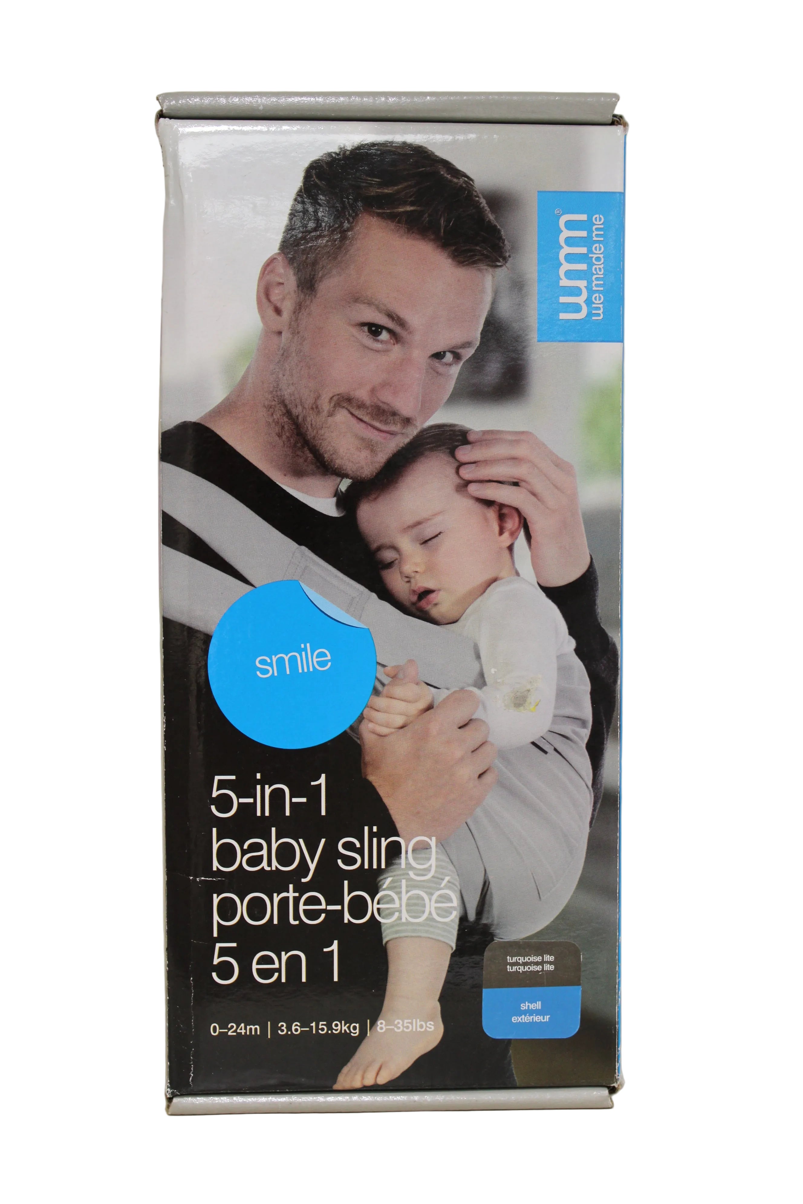 We Made Me “Smile” 5‑in‑1 Baby Sling – 0–24 Months RRP £25 Our Price £7