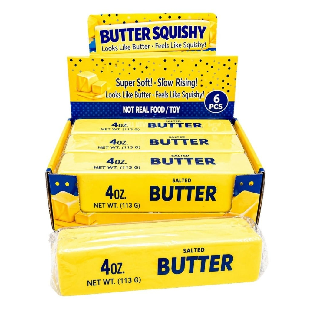 Salted Butter Extra Large Slow Rising Squeezy Squishy 23cm