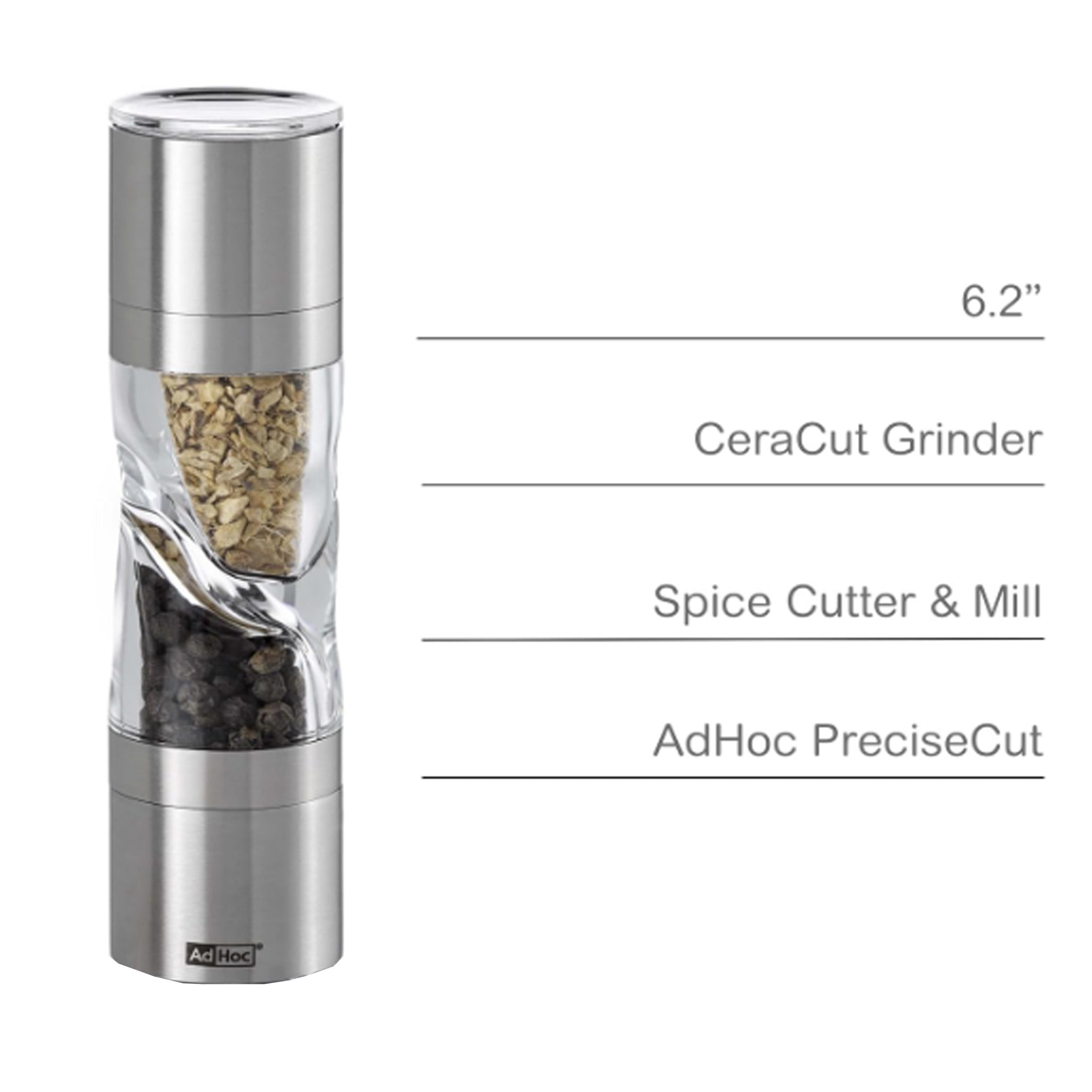 AdHoc - Duo Spice Mini - Spice Cutter & Mill RRP £25 Our Price £7.95