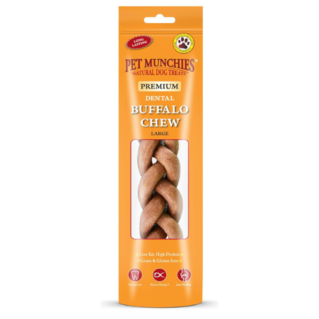 Pet Munchies - Premium Dental Buffalo Chew Large RRP £2.50 Our Price £1