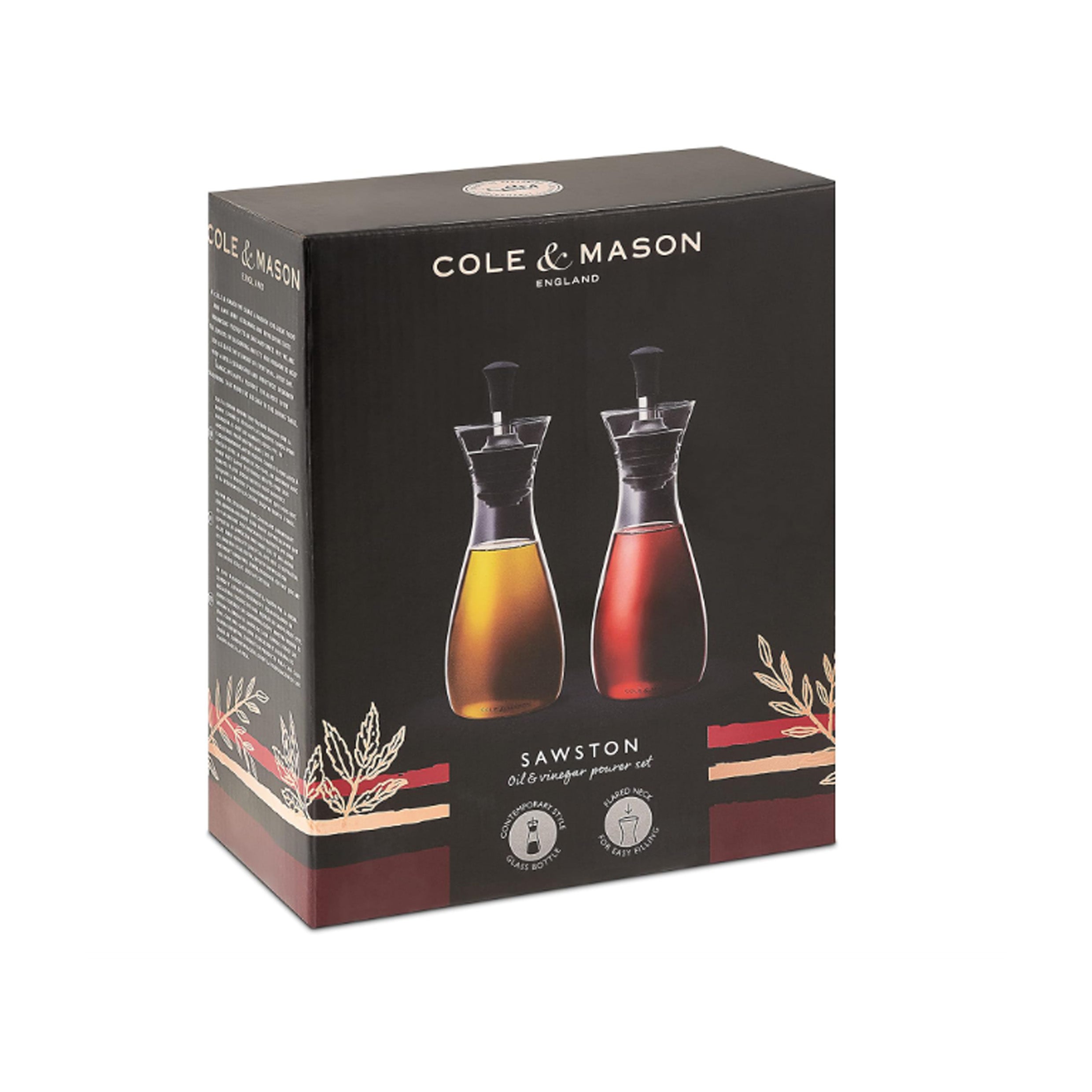Cole & Mason Sawston Oil and Vinegar Pourer Twin Set RRP £31.99 Our Price £13.95