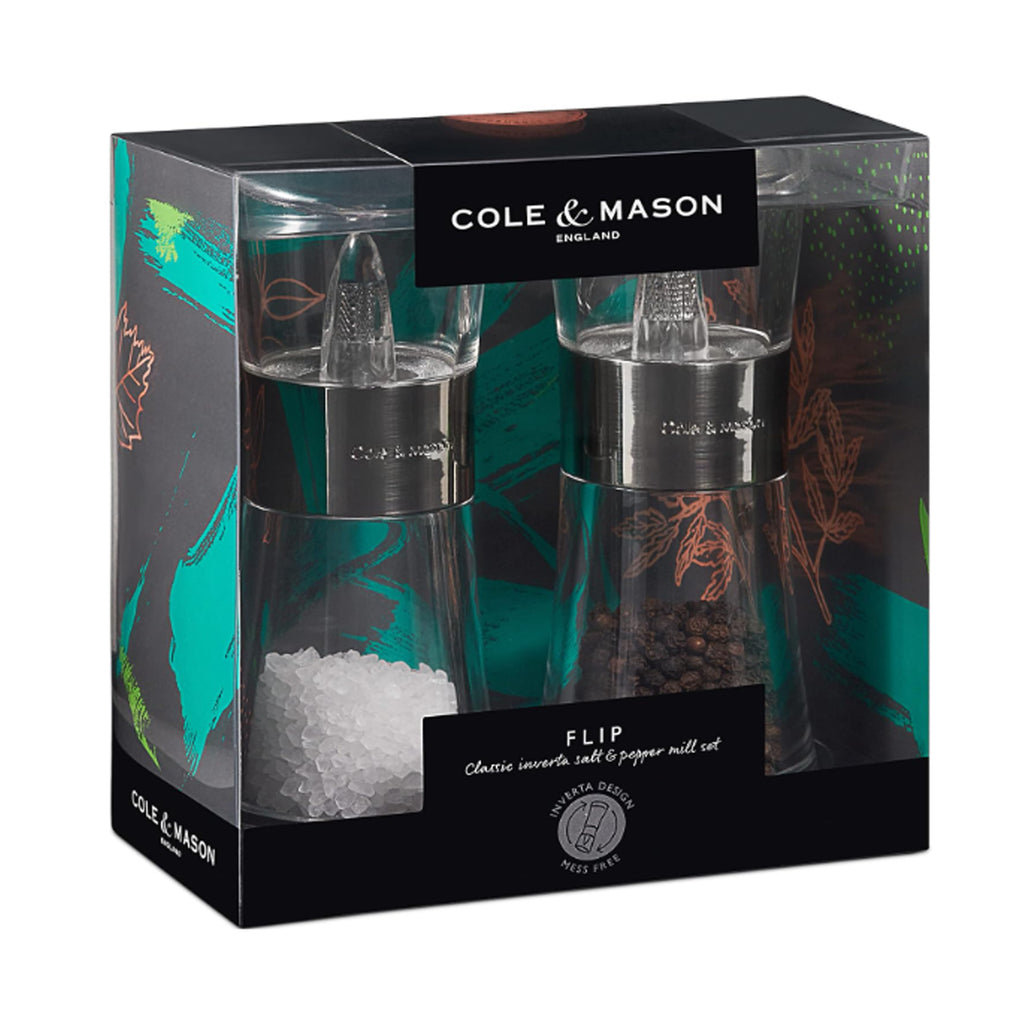Cole & Mason - Flip Salt & Pepper Mill Set RRP £29.95 Our Price £9.95