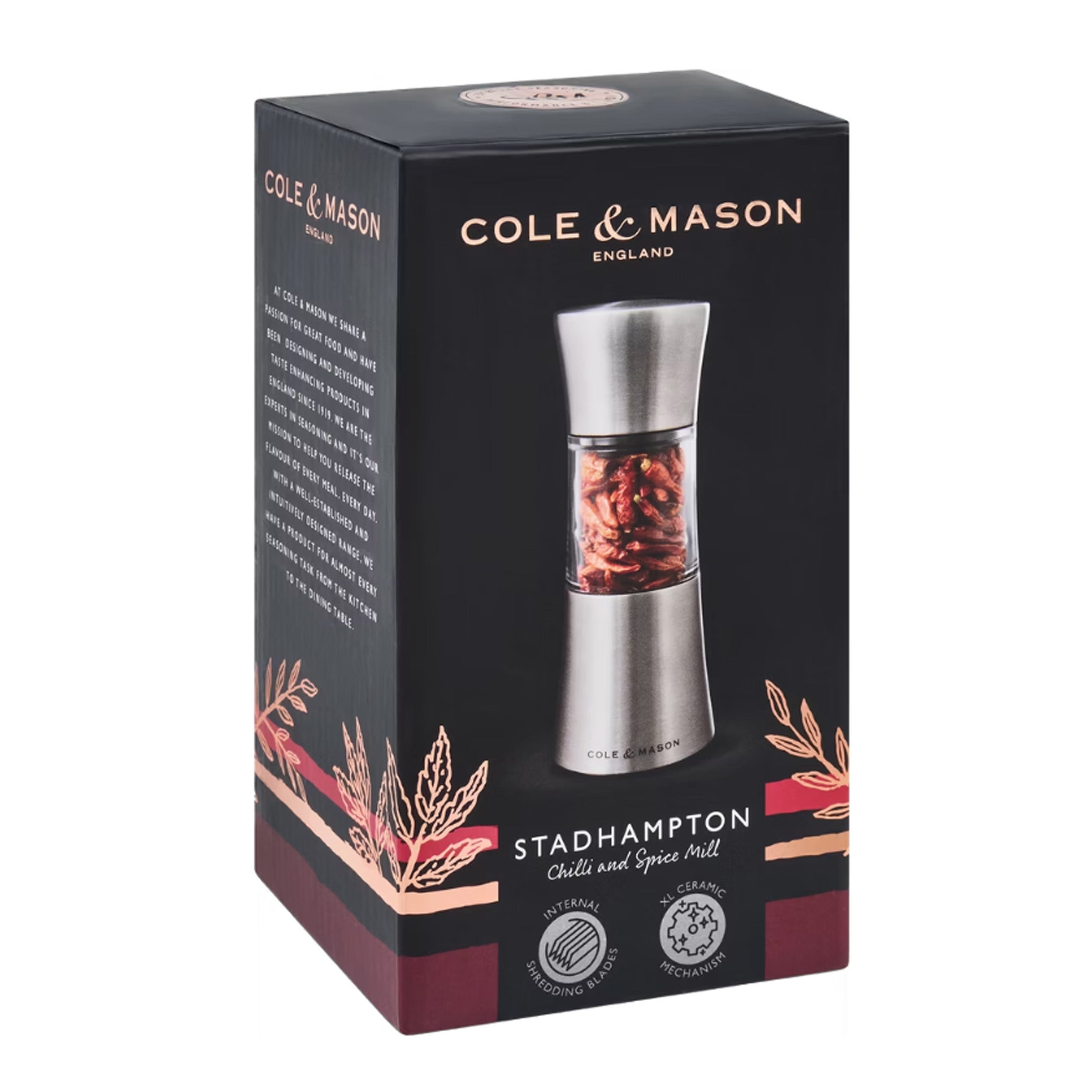 Cole & Mason - Stadhampton Chilli & Spice Mill RRP £27 Our Price £5