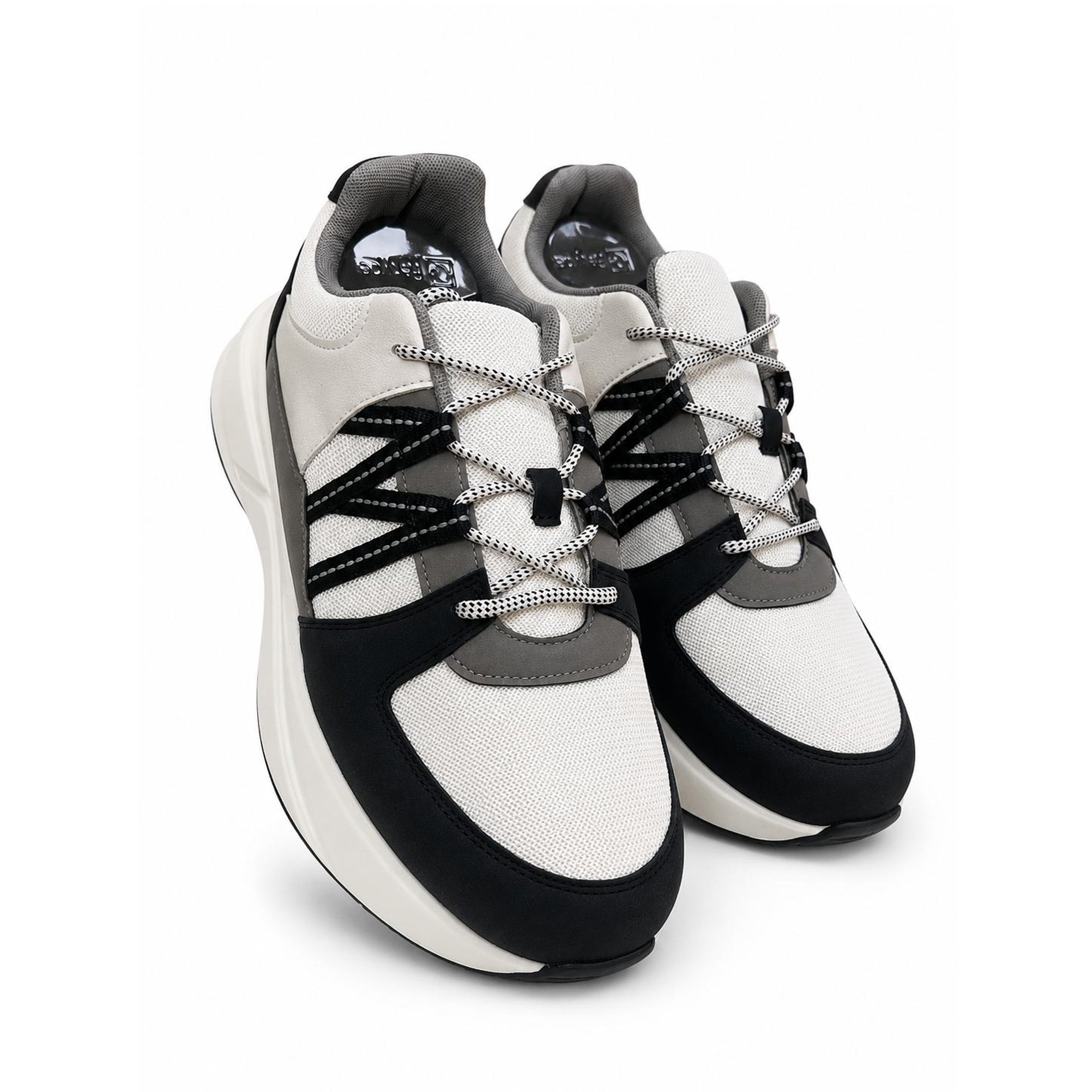 Men's Trainers Black & White Sizes 7-12 RRP £26 Our Price £10