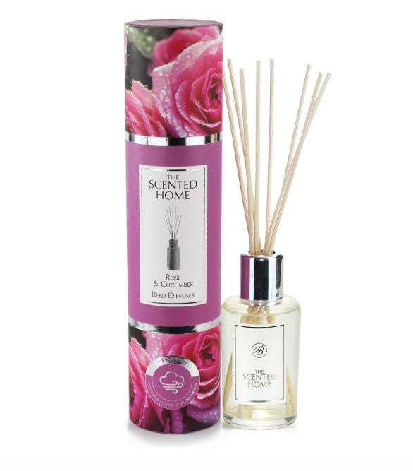 The Scented Home Rose & Cucumber Reed Diffuser RRP £18 Our Price £6