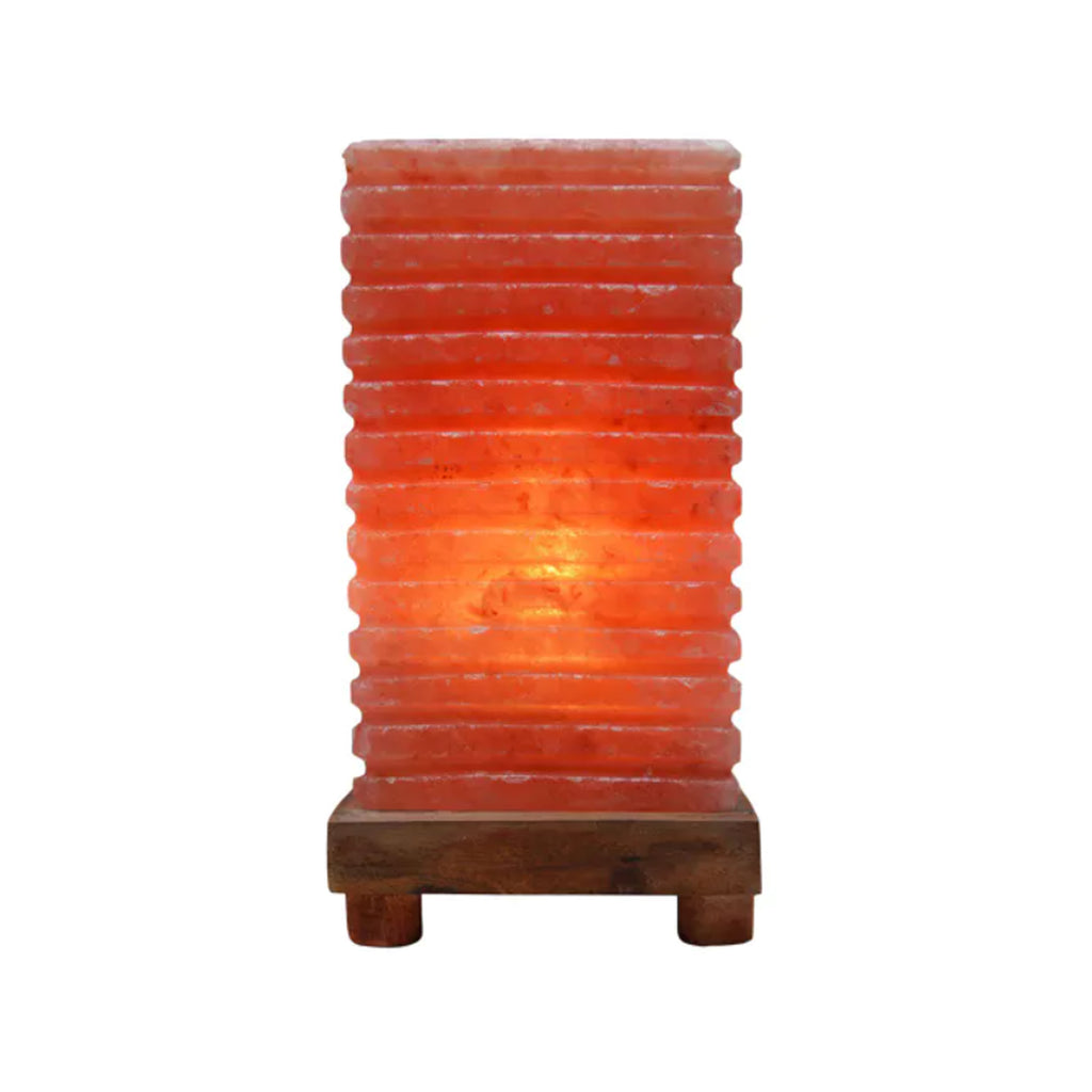 Hestia Himalayan Rock Salt Lamp Square RRP £35 Our Price £12