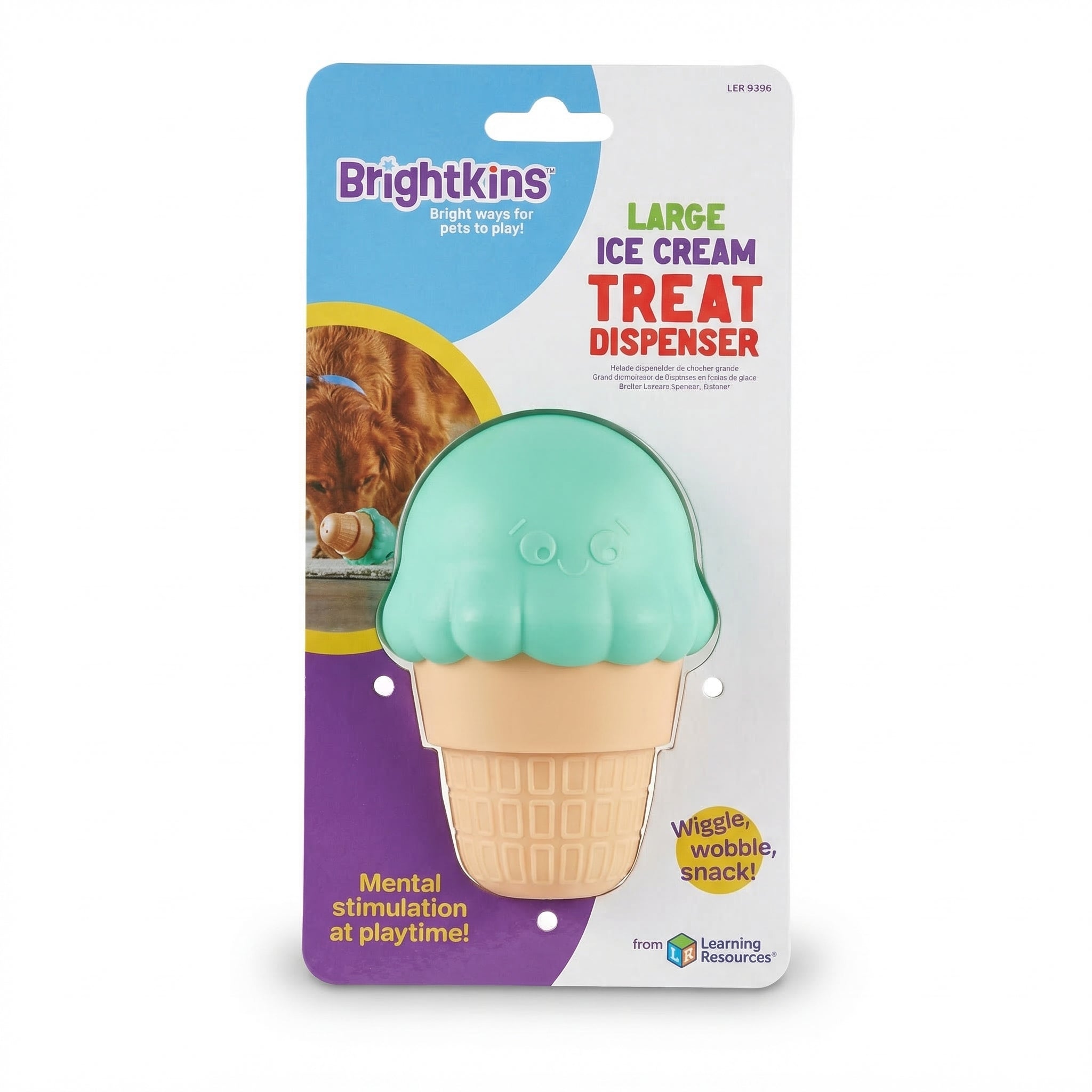Brightkins Large Ice Cream Treat Dispenser – Interactive Dog Enrichment Toy RRP £9 Our Price £3