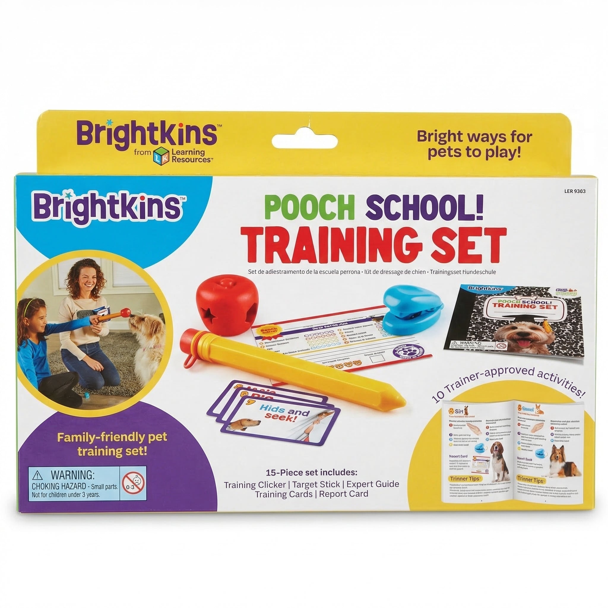 Brightkins Pooch School! Training Set – Family‑Friendly Dog Training Kit RRP £13 Our Price £5