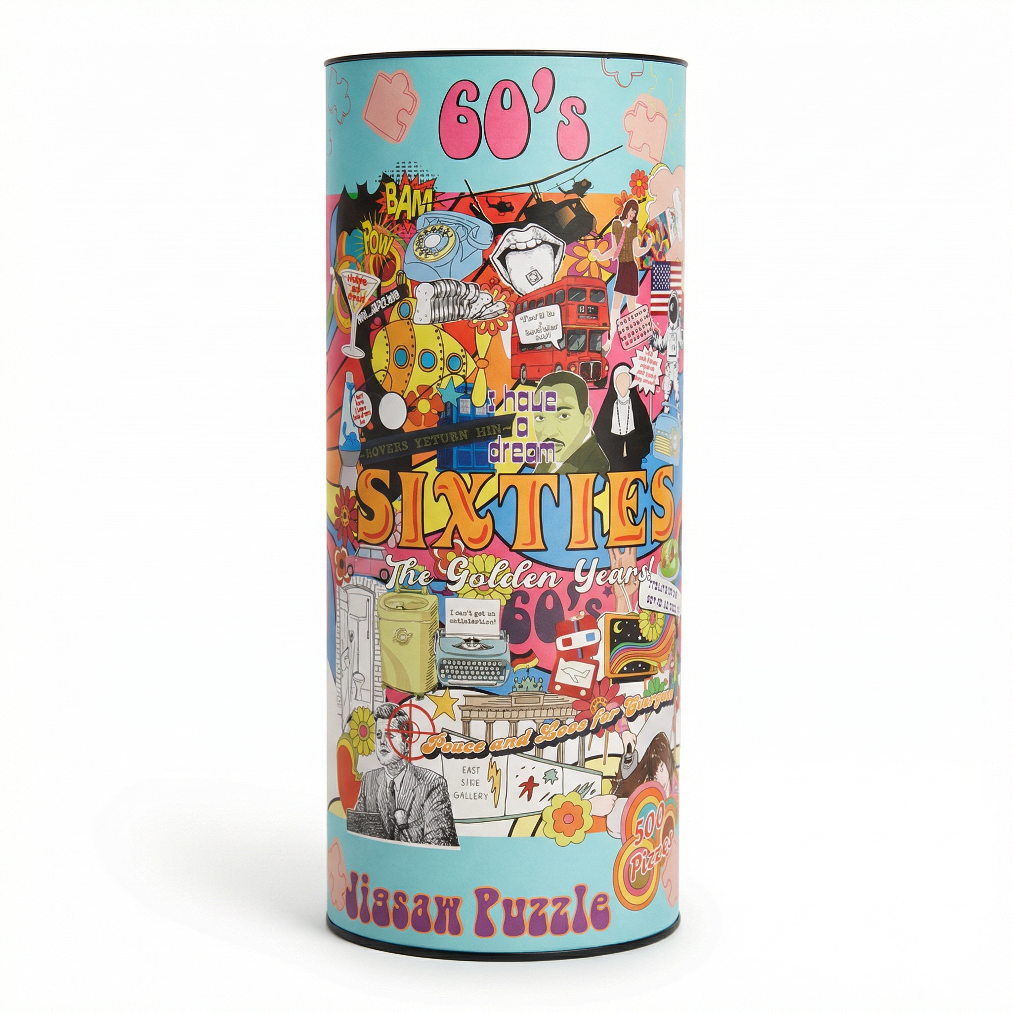 60's “The Golden Years” Jigsaw Puzzle – Retro 60s Collector’s Edition RRP £20 Our Price £5