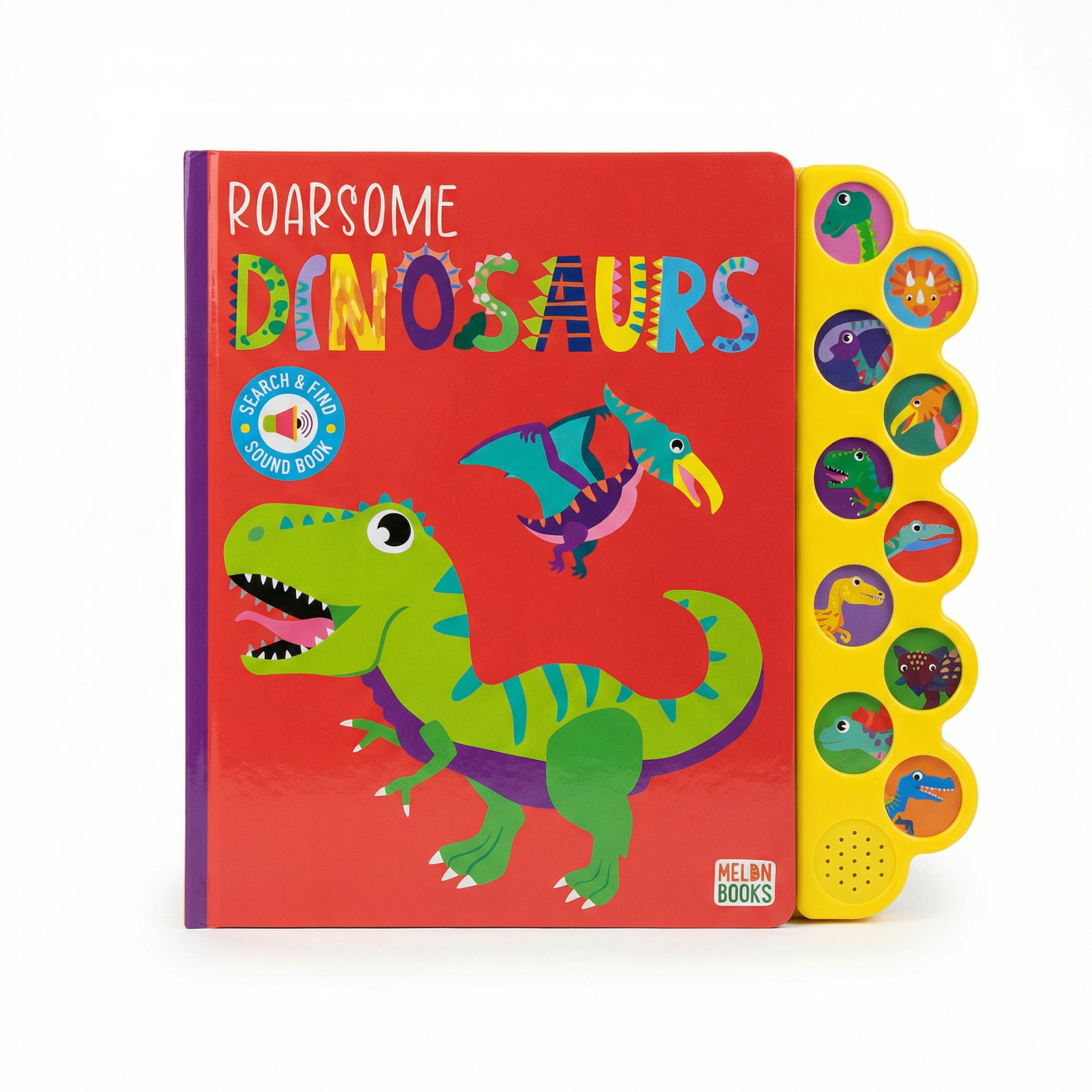 Roarsome Dinosaurs – Search & Find Sound Book RRP £10 Our Price £5