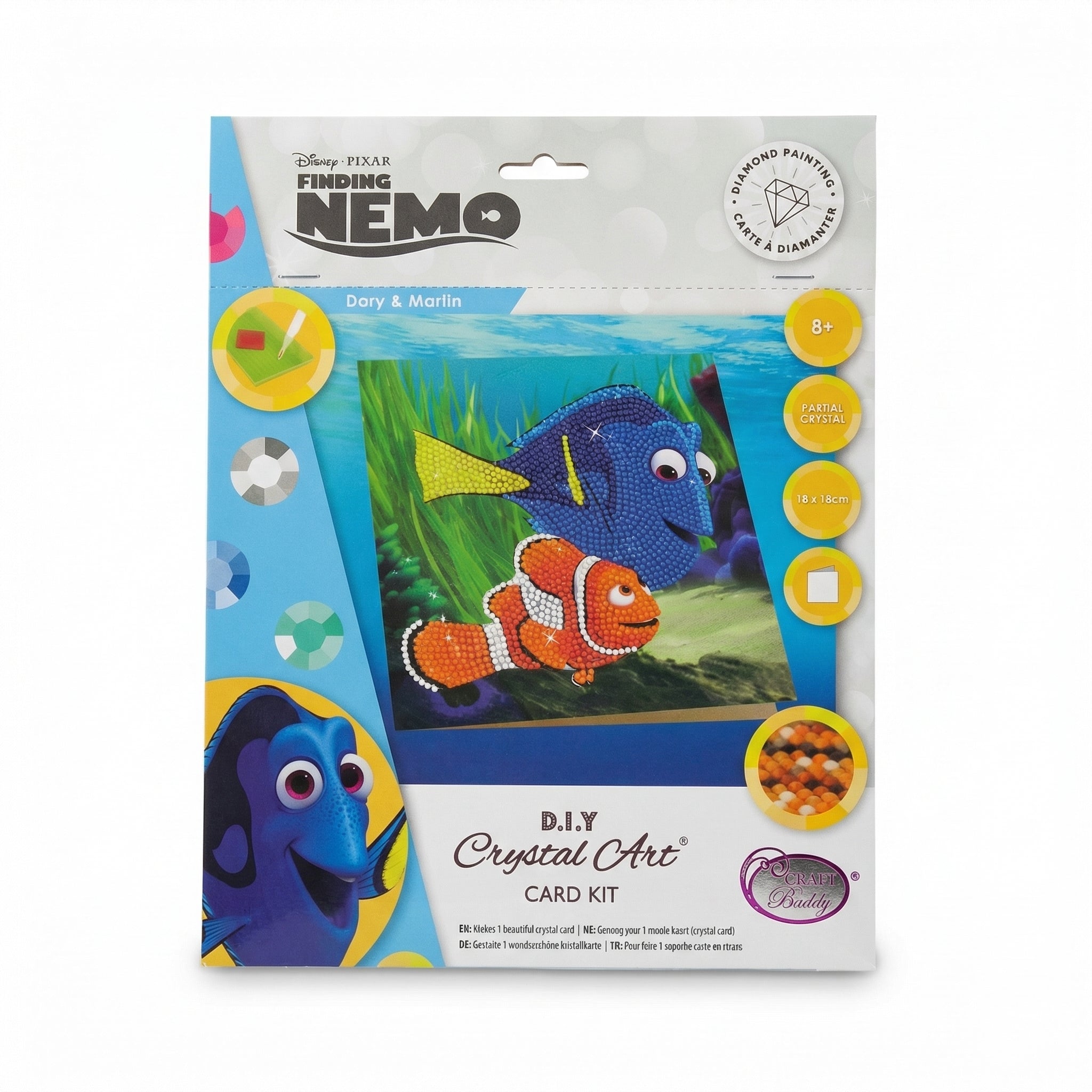 Finding Nemo – Dory & Marlin DIY Crystal Art Card Kit RRP £9.95 Our Price £2