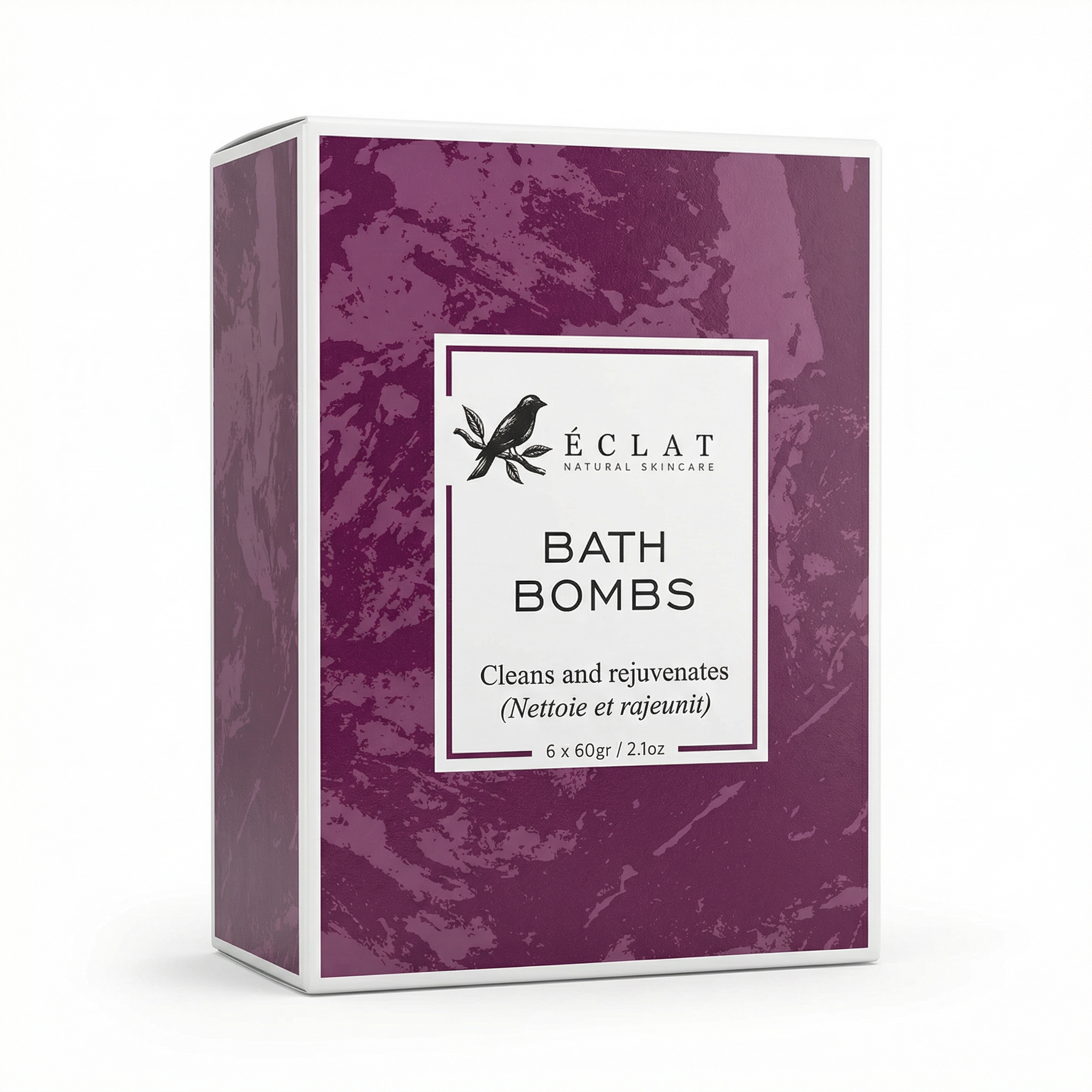Éclat Natural Skincare – Bath Bombs 6‑Piece Set RRP £10 Our Price £4