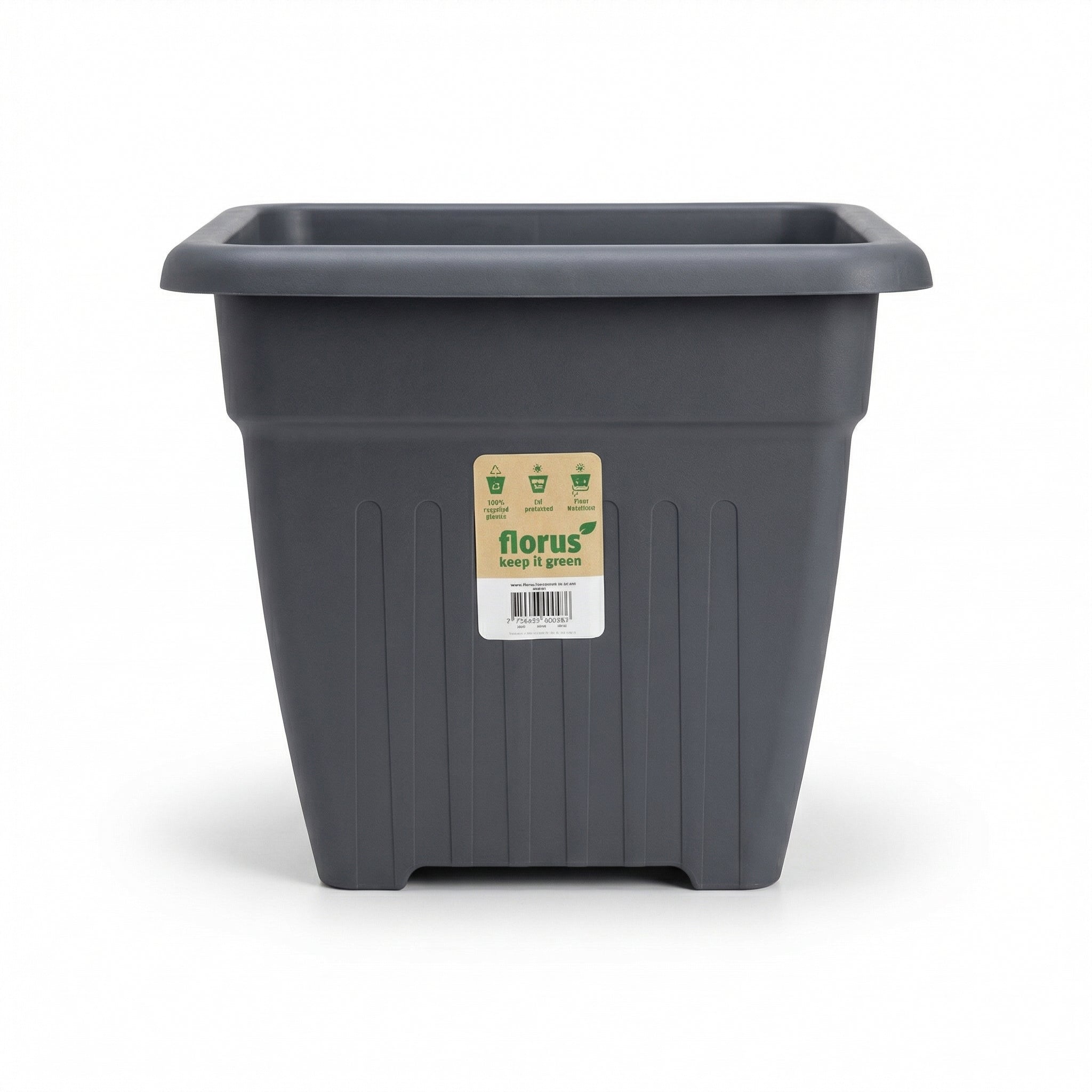 Rectangular Planter – Dark Grey 100% Recyclable, UV & Frost Resistant RRP £15 Our Price £5