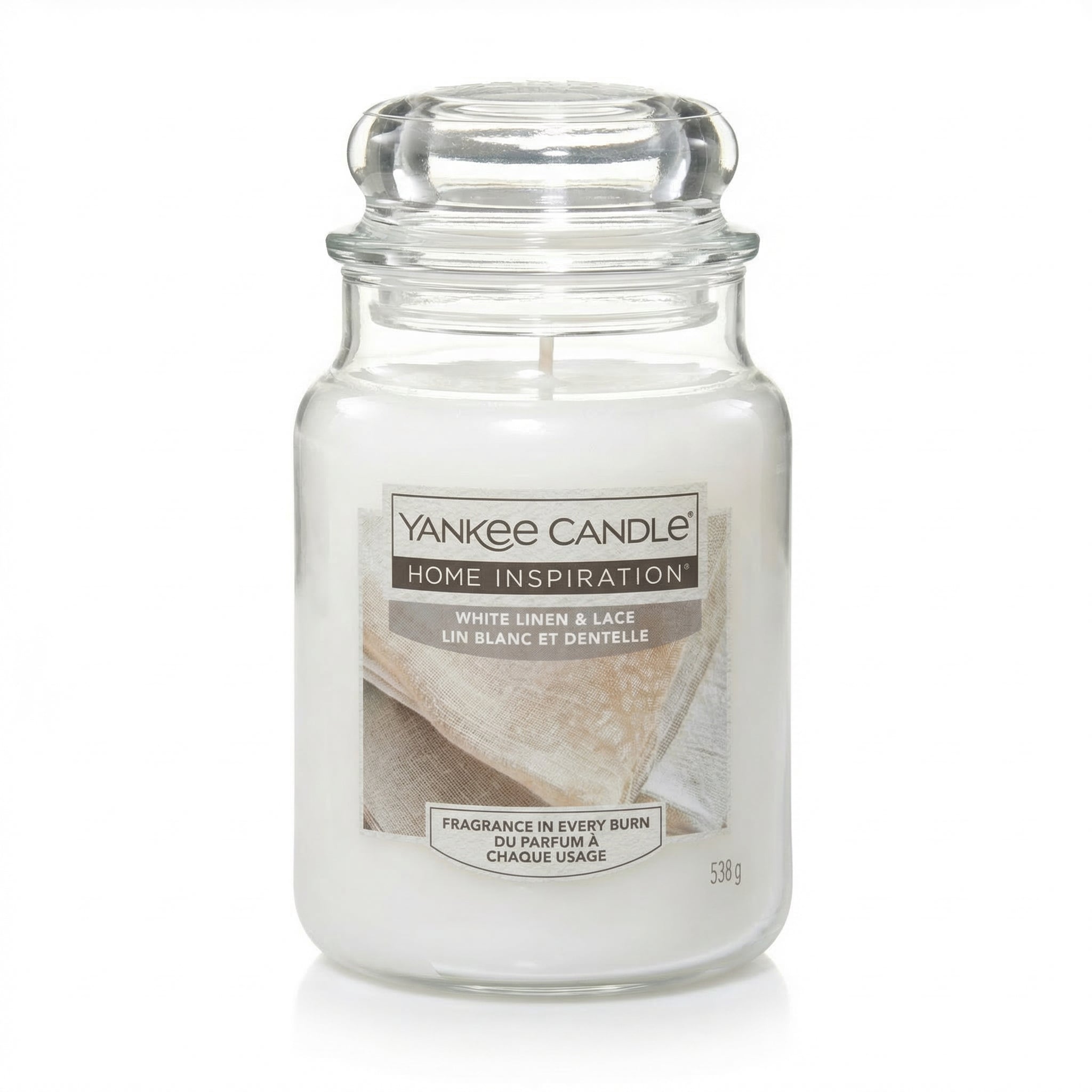 Yankee Candle – Home Inspiration “White Linen & Lace”(538g) RRP £25.99 Our Price £15