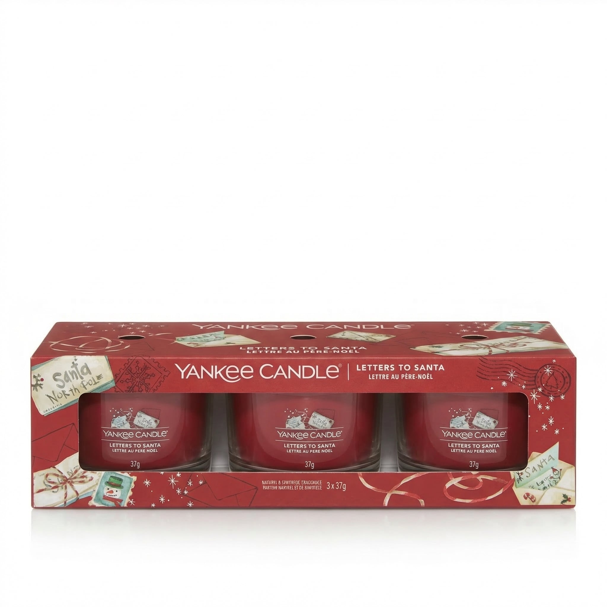 Yankee Candle – “Letters to Santa” Votive Candle Trio RRP £10 Our Price £5