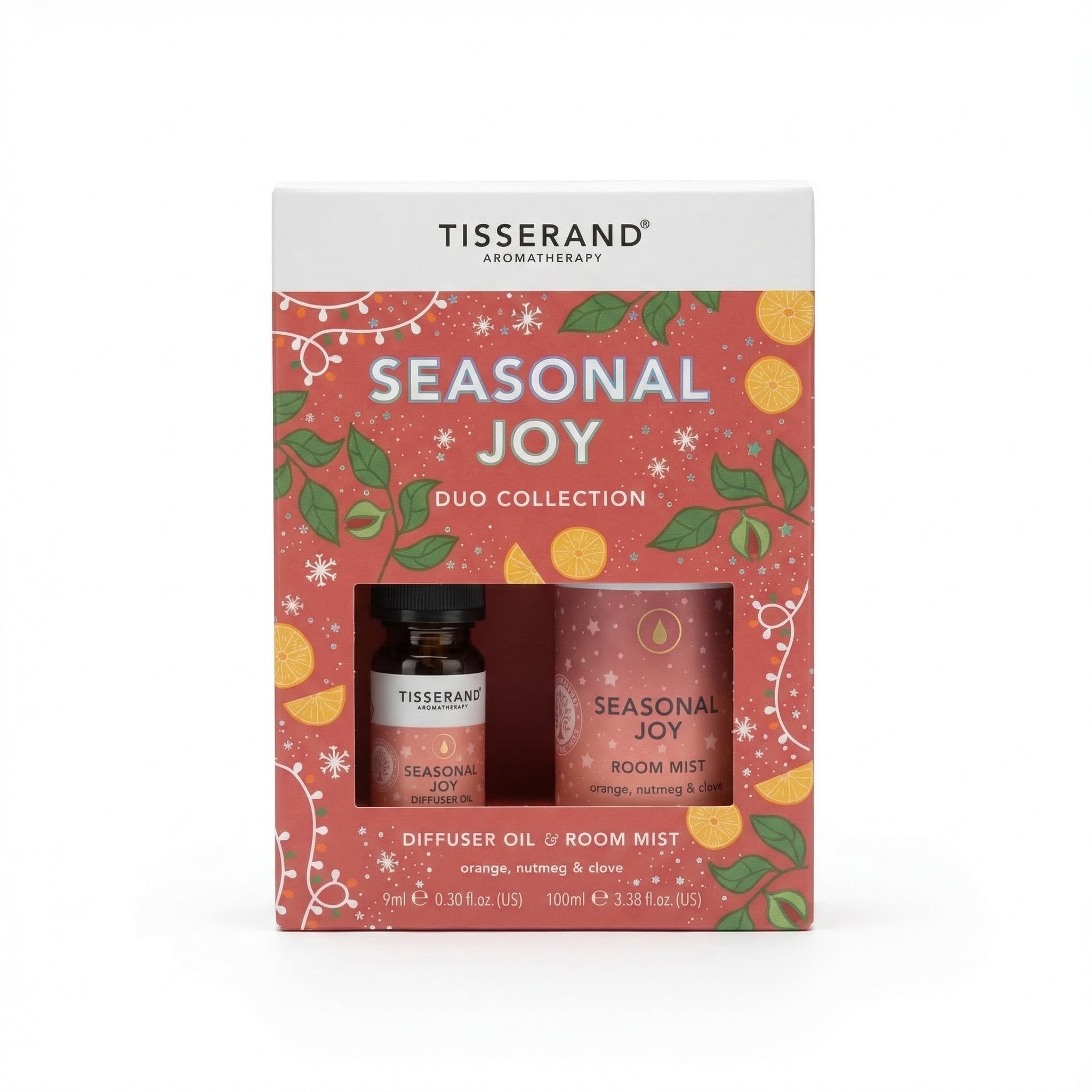 Holland & Barret Tisserand Aromatherapy – Seasonal Joy Duo Collection Set RRP £18 Our Price £4