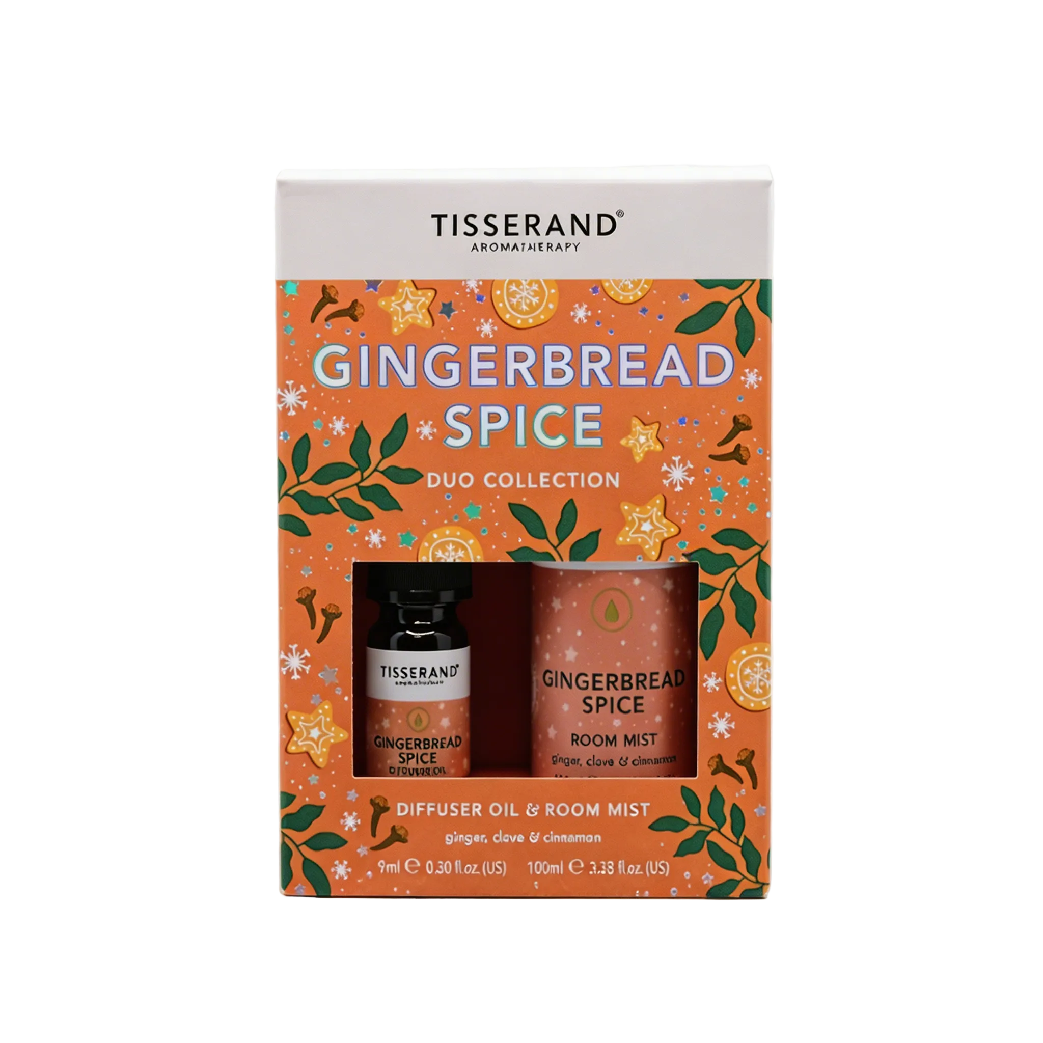 Holland & Barret Tisserand Aromatherapy – Gingerbread Spice Duo Collection Set RRP £18 Our Price £4
