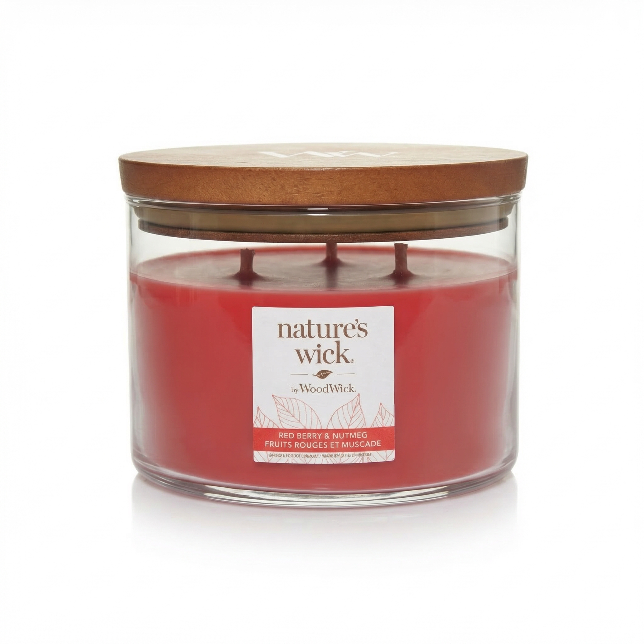 Nature’s Wick by WoodWick – Red Berry & Nutmeg Candle 433g RRP £24.95 Our Price £10