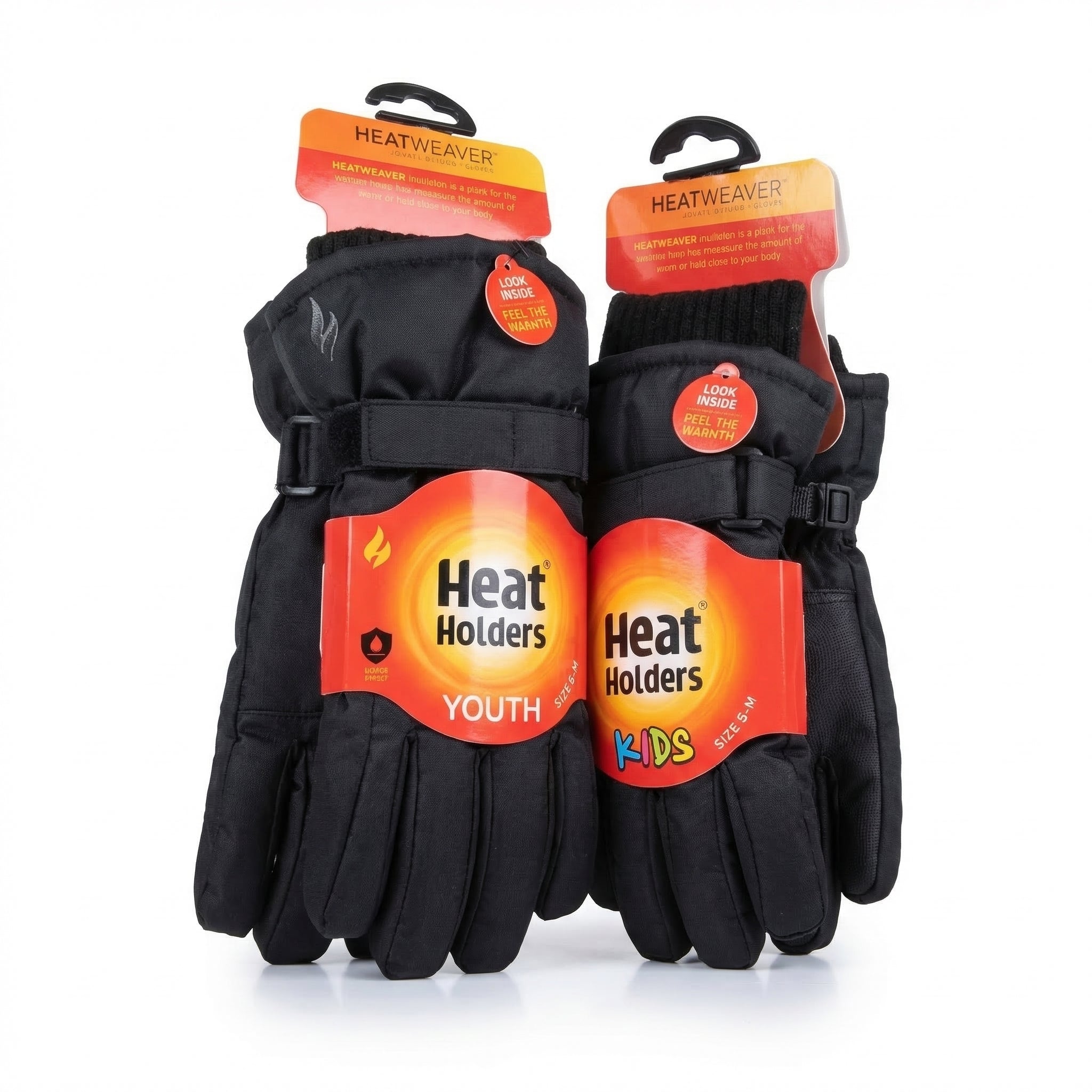 Heat Holders Kids & Youth Thermal Gloves – Waterproof with HEATWEAVER® Sizes kids S/M Youth L/XL RRP £24.95 Our Price £4