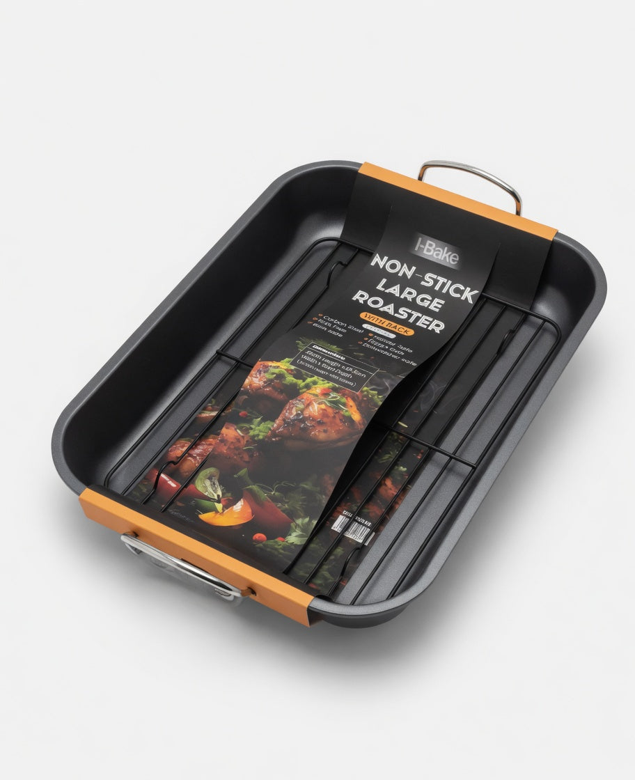 I-Bake Non-Stick Roaster (With Rack)