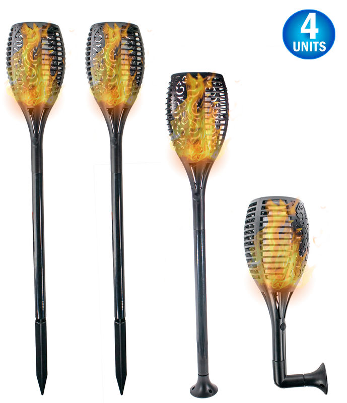 ExtraStar TruFlame LED Solar Dynamic Flame Garden Light