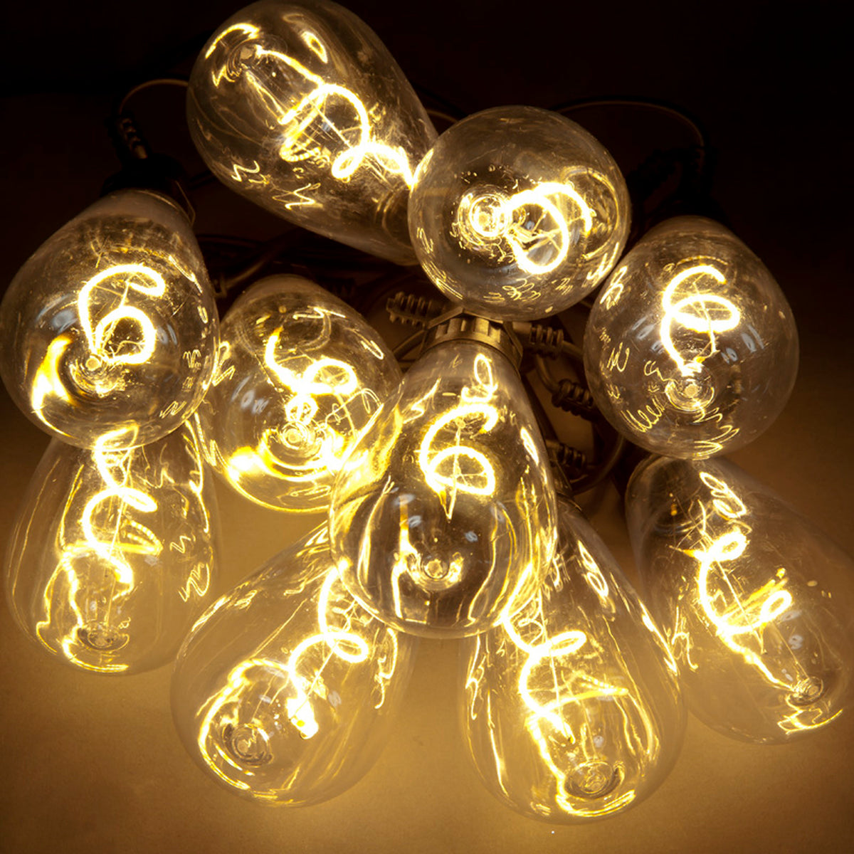 10 Warm White Filament LEDs - Warm White