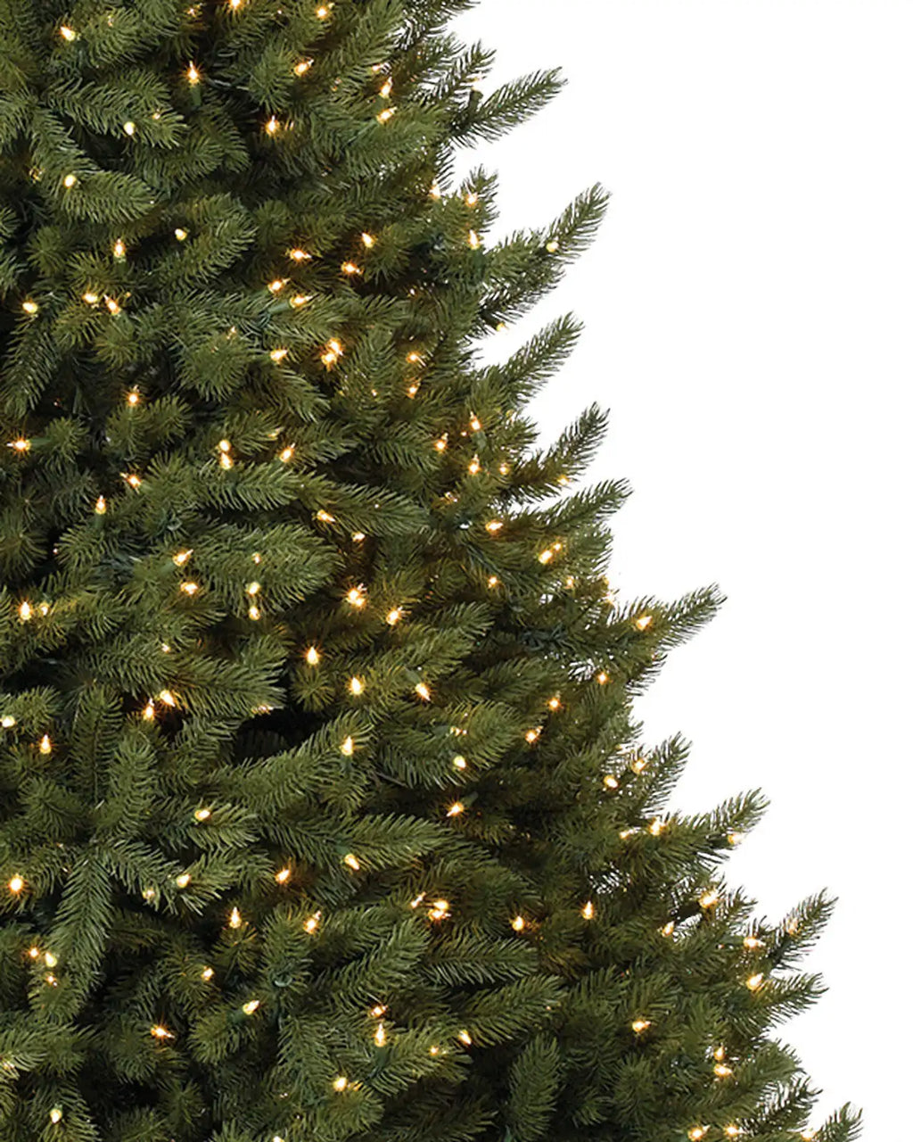 Snowtime 7ft Hazen Slim Blue Pine Pre-Lit Artificial Christmas Tree – 300 Warm White LEDs